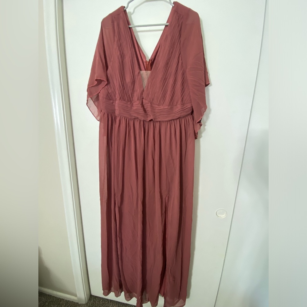 SHEIN Dusty Rose Wedding Gown